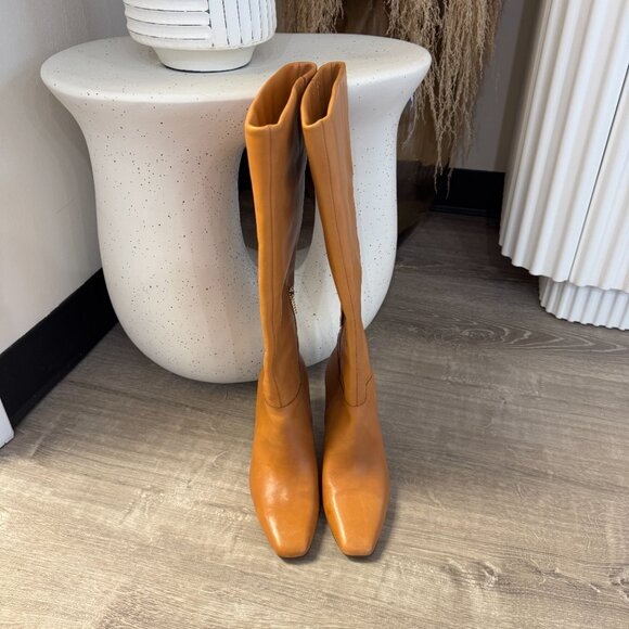 Vince Camuto Hersha Knee High Boot Cognac - Picture 5 of 12